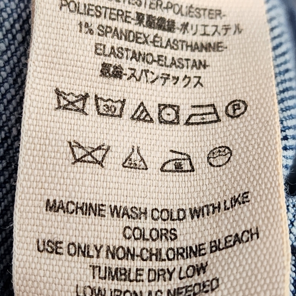 Free People Women's Zip Front Tapered Leg Denim Dungarees - Picture 10 of 10